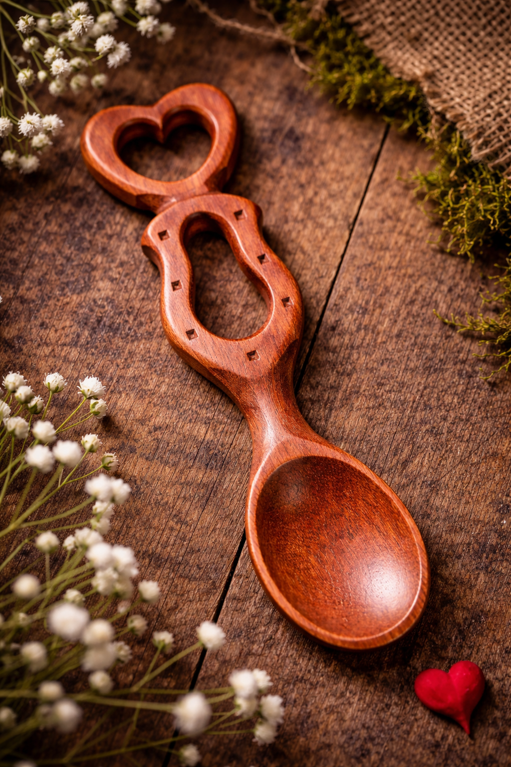 Handcrafted Welsh Love Spoon